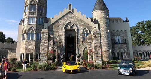 Cars at the Castle 2019 - Ferrari La Ferrari we did film and coating on was on display